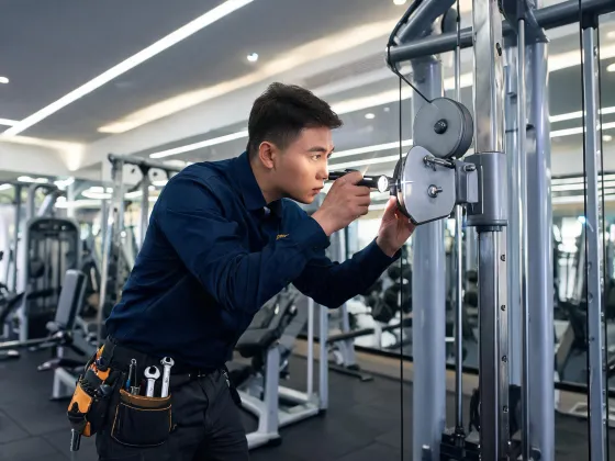 Commercial fitness service technician